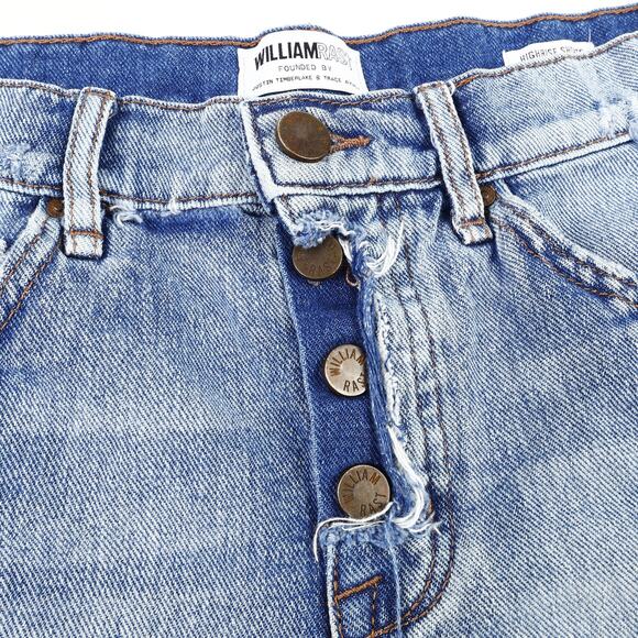 William Rast Justin Timberlake Junior Womens 27 Cutoff High Rise Jean Shorts - Picture 7 of 12